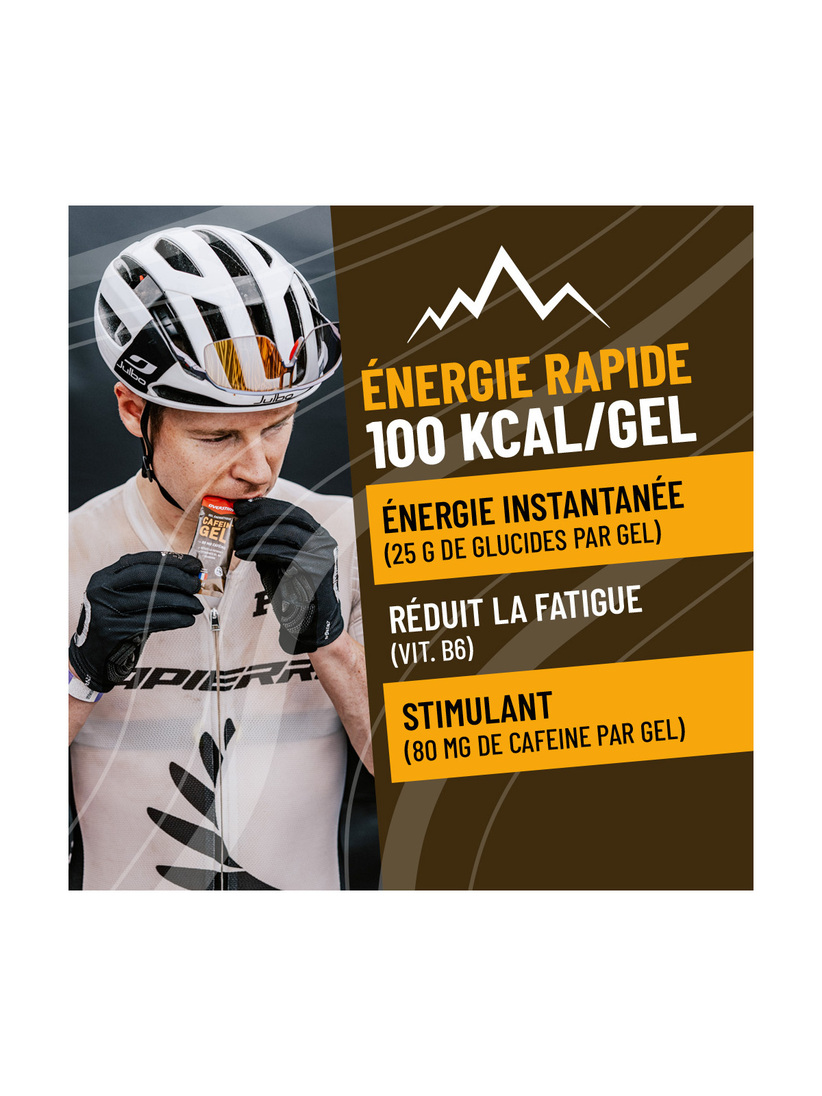 Gel Énergétique CAFEIN GEL OVERSTIM'S Café 80mg | Référence 3076S