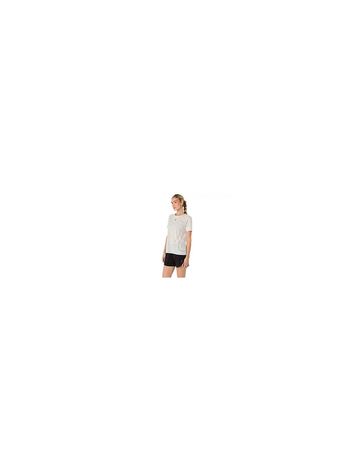 ASICS METARUN SS TOP Femme — CREAM | Haut running respirant — 2012D418-100