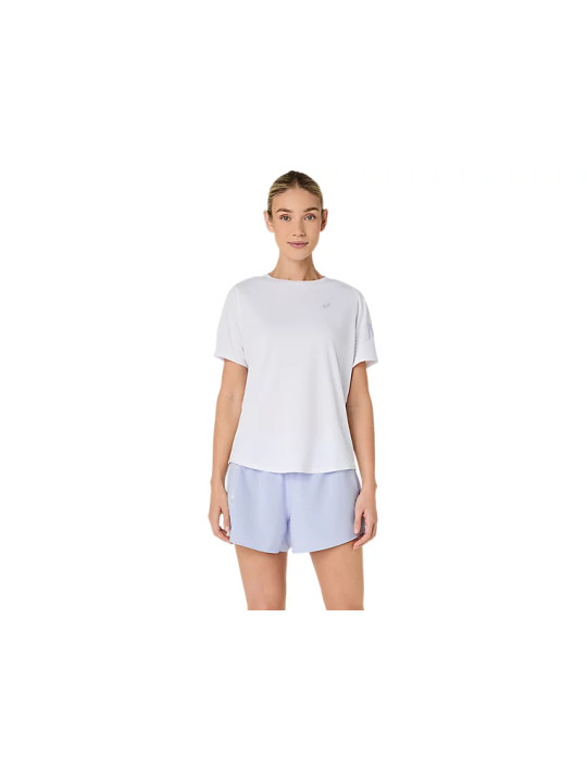 T-Shirt de Running ASICS Icon SS Top Femme Blanc