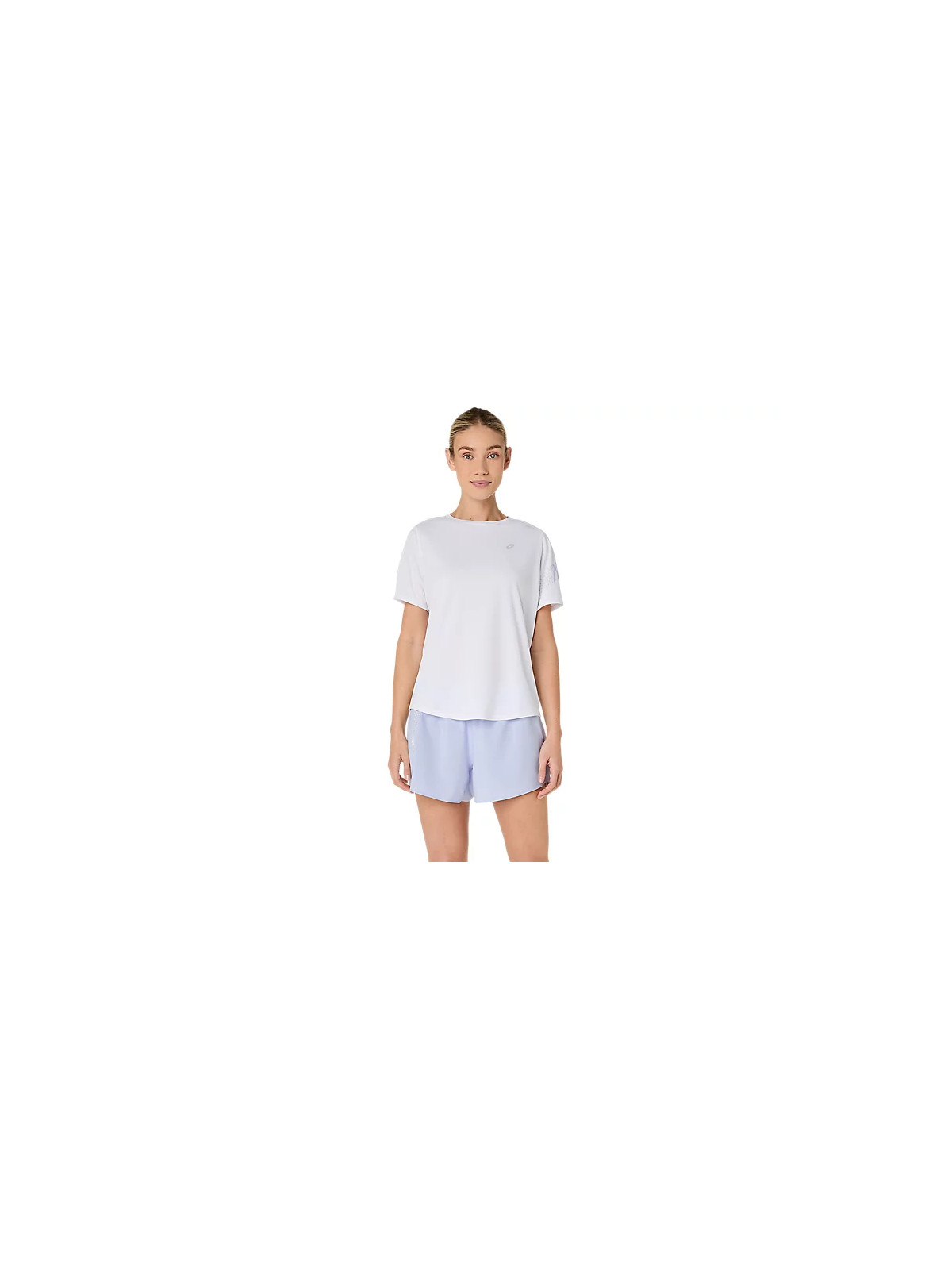 T-Shirt de Running ASICS Icon SS Top Femme Blanc