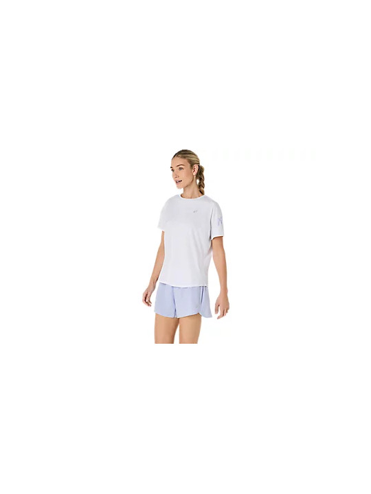 T-Shirt de Running ASICS Icon SS Top Femme Blanc