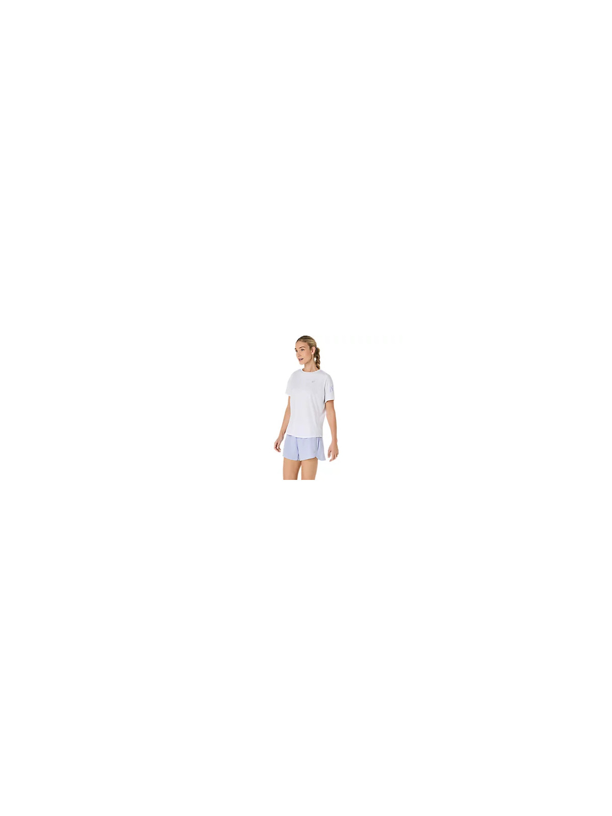 T-Shirt de Running ASICS Icon SS Top Femme Blanc