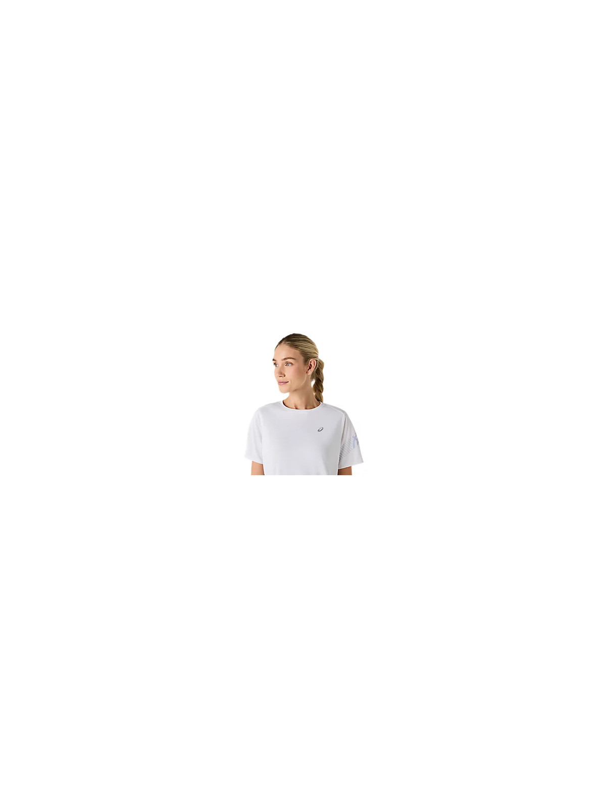 T-Shirt de Running ASICS Icon SS Top Femme Blanc