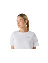 T-Shirt de Running ASICS Icon SS Top Femme Blanc