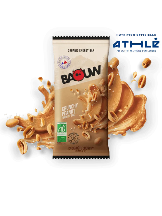 Barre Énergétique Extra Crunchy Cacahuète Baouw Bio
