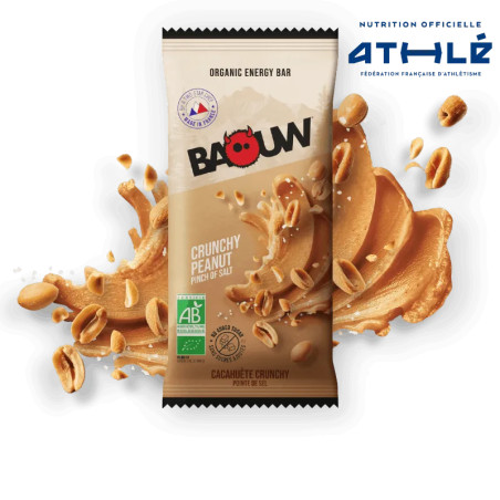 Barre Énergétique Extra Crunchy Cacahuète Baouw Bio