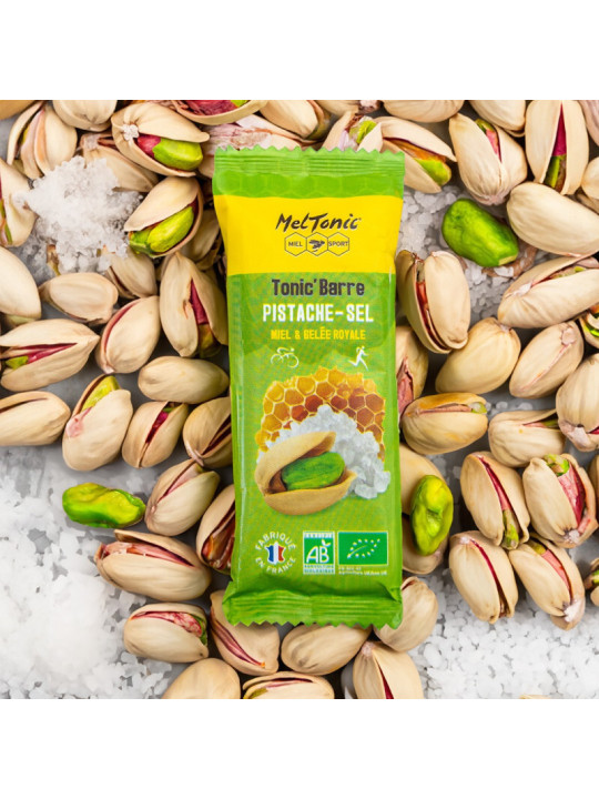 Barre Énergétique Bio Pistache & Fleur de Sel Meltonic