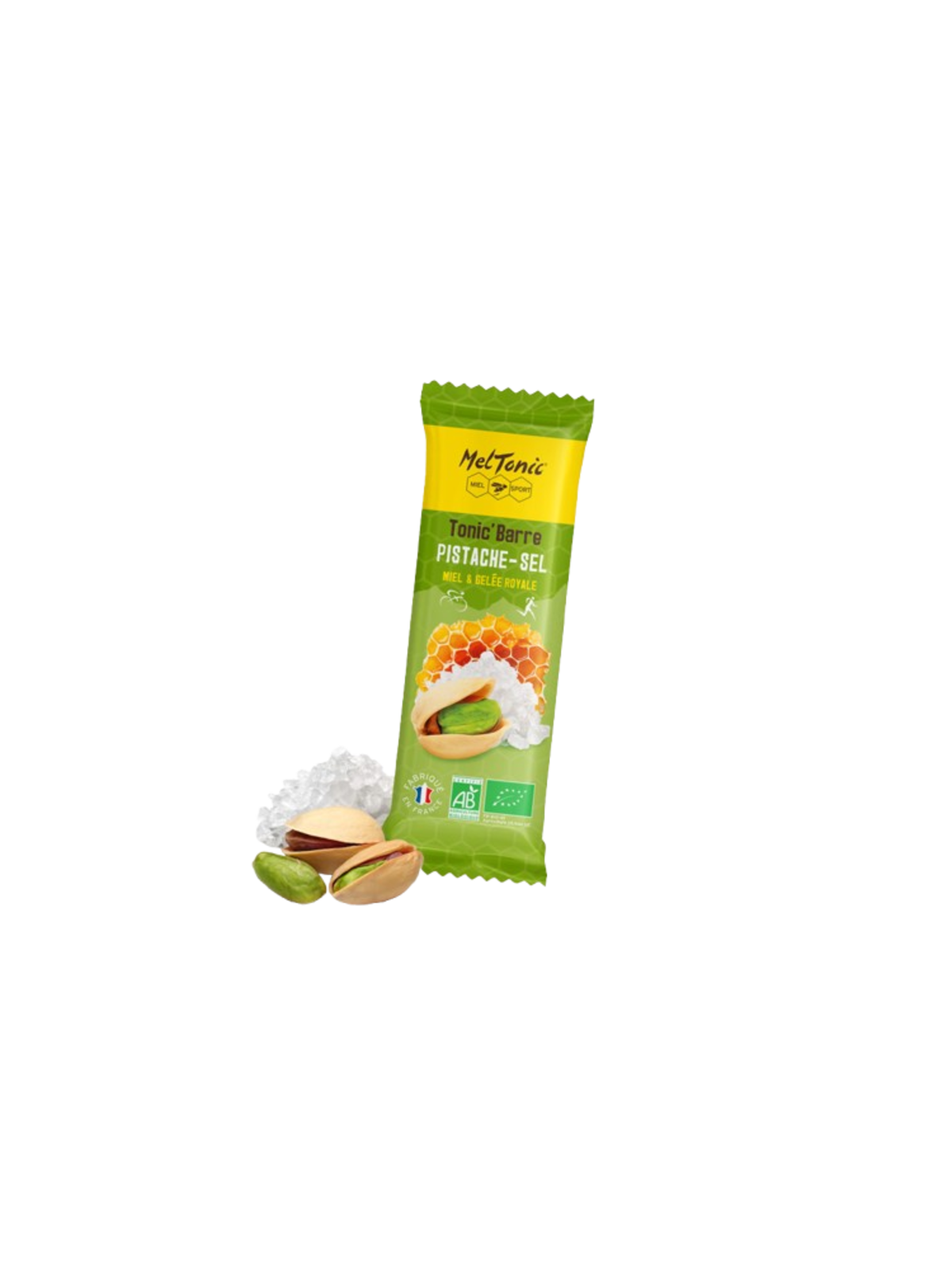Barre Énergétique Bio Pistache & Fleur de Sel Meltonic