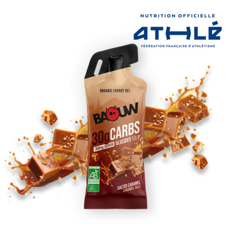 Gel Énergétique Bio Caramel Salé Baouw (Stick 44g) | Endurance