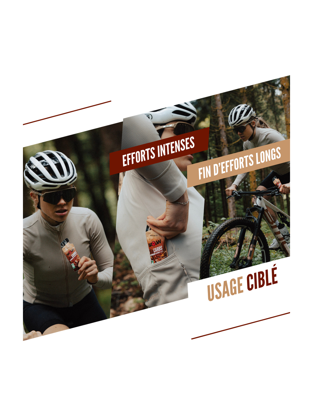 Gel Énergétique Bio Caramel Salé Baouw (Stick 44g) | Endurance