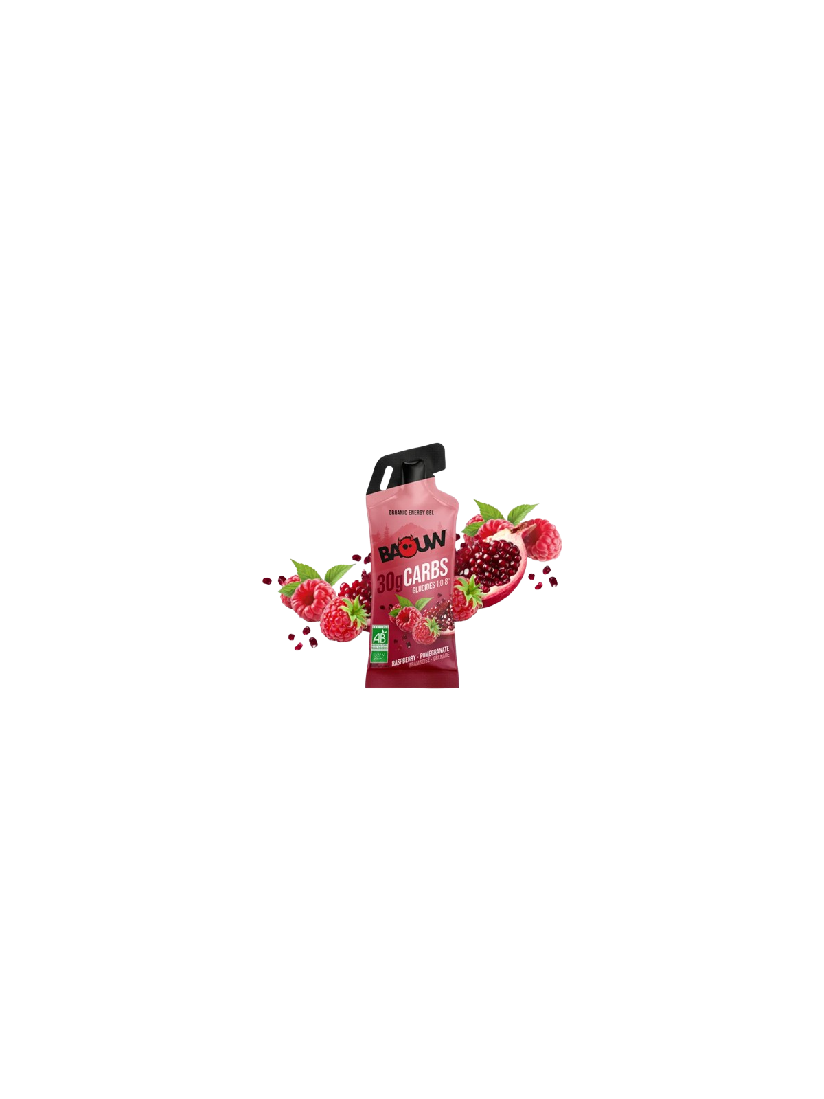 Gel Énergétique Stick Framboise Grenade Bio 44g | Baouw