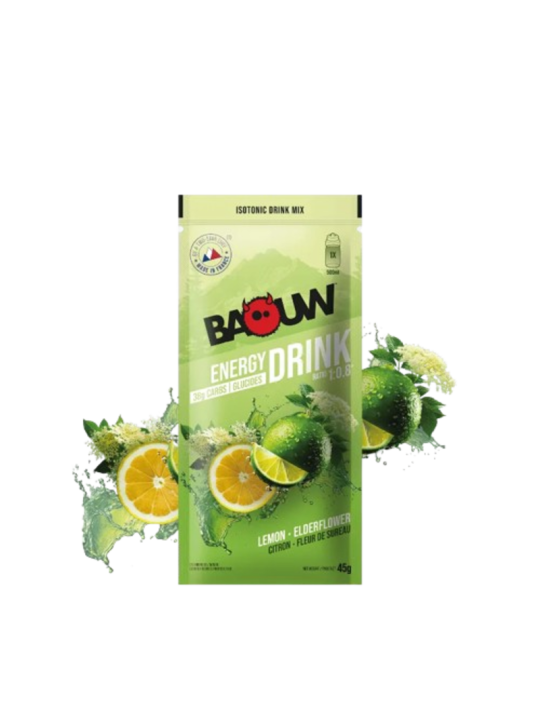 Boisson Isotonique Bio Citron Fleur de Sureau Baouw 45g