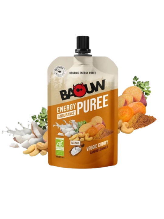 Purée Énergétique Bio Patate Douce Coco Curry 90g | Baouw