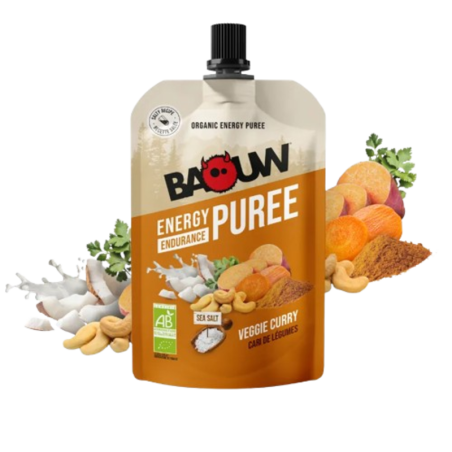 Purée Énergétique Bio Patate Douce Coco Curry 90g | Baouw