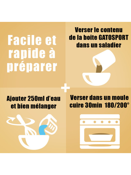Gâteau Énergétique Gatosport Sans Gluten Amande Overstim's