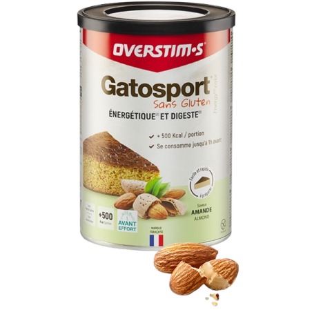 Gâteau Énergétique Gatosport Sans Gluten Amande Overstim's