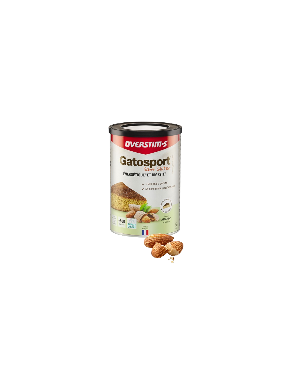Gâteau Énergétique Gatosport Sans Gluten Amande Overstim's