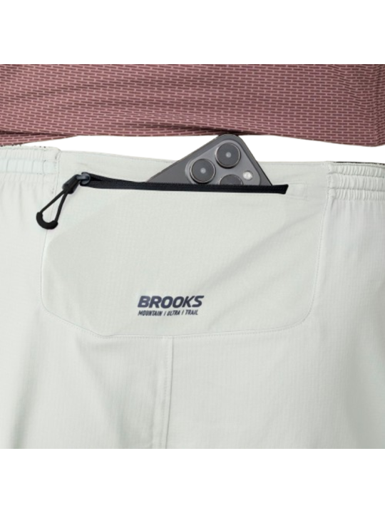 Short de Trail Brooks Cascadia Homme Bleu - 5 Pouces