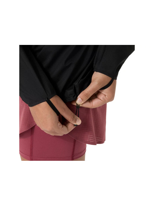 Veste Imperméable ASICS Fujitrail Elite Femme Noire