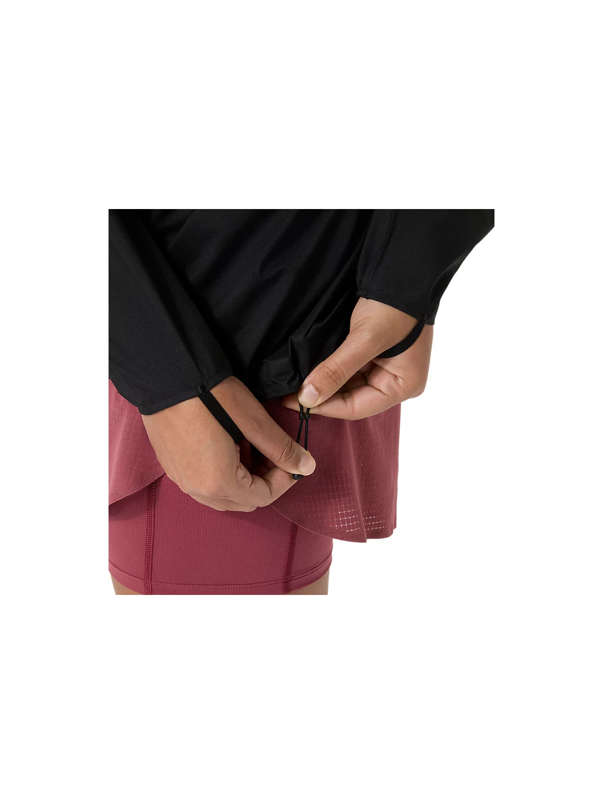 Veste Imperméable ASICS Fujitrail Elite Femme Noire