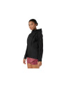 Veste Imperméable ASICS Fujitrail Elite Femme Noire