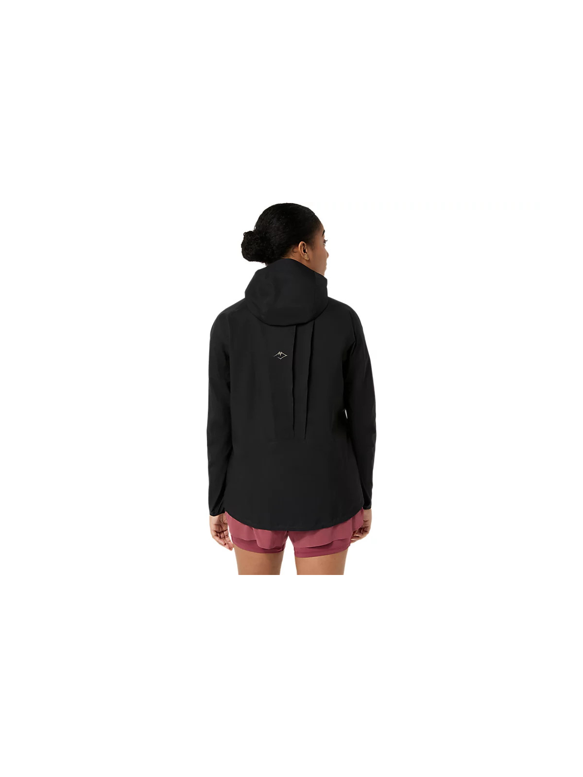 Veste Imperméable ASICS Fujitrail Elite Femme Noire
