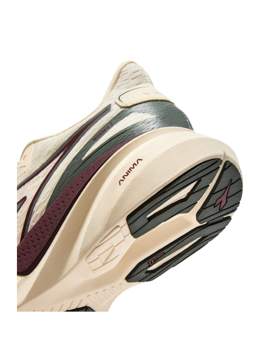 Diadora NUCLEO 2 W — Whisper White/Maroon | Réf. 101.181846-C0205
