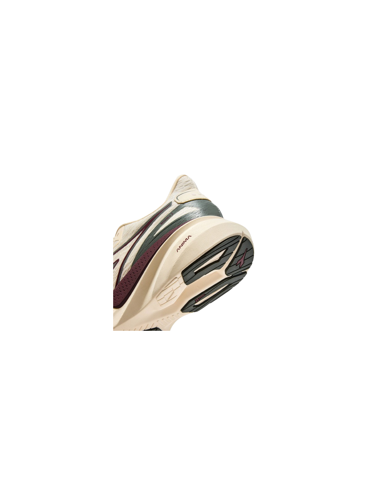 Diadora NUCLEO 2 W — Whisper White/Maroon | Réf. 101.181846-C0205