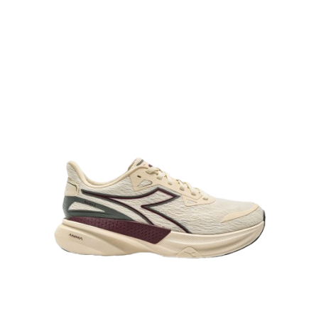 Diadora NUCLEO 2 W — Whisper White/Maroon | Réf. 101.181846-C0205