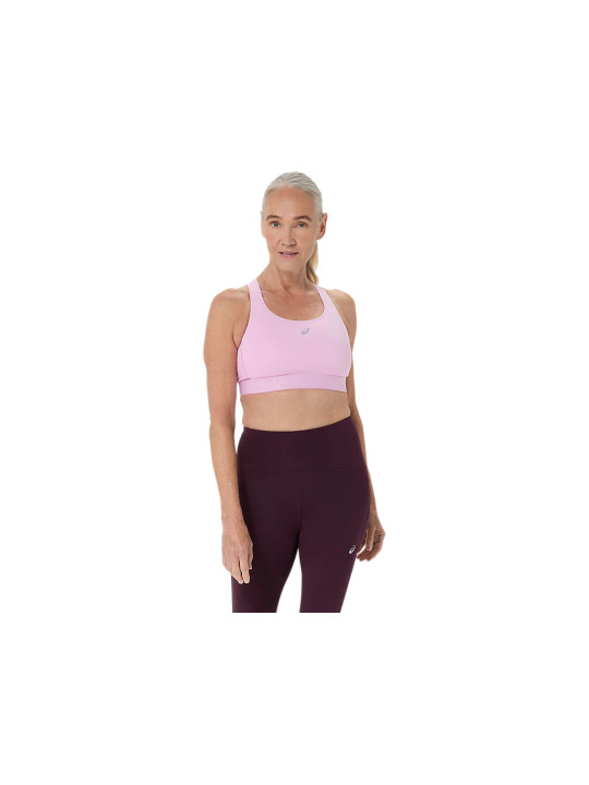Brassière Asics Road Compression Bra Femme Hazy Lilac