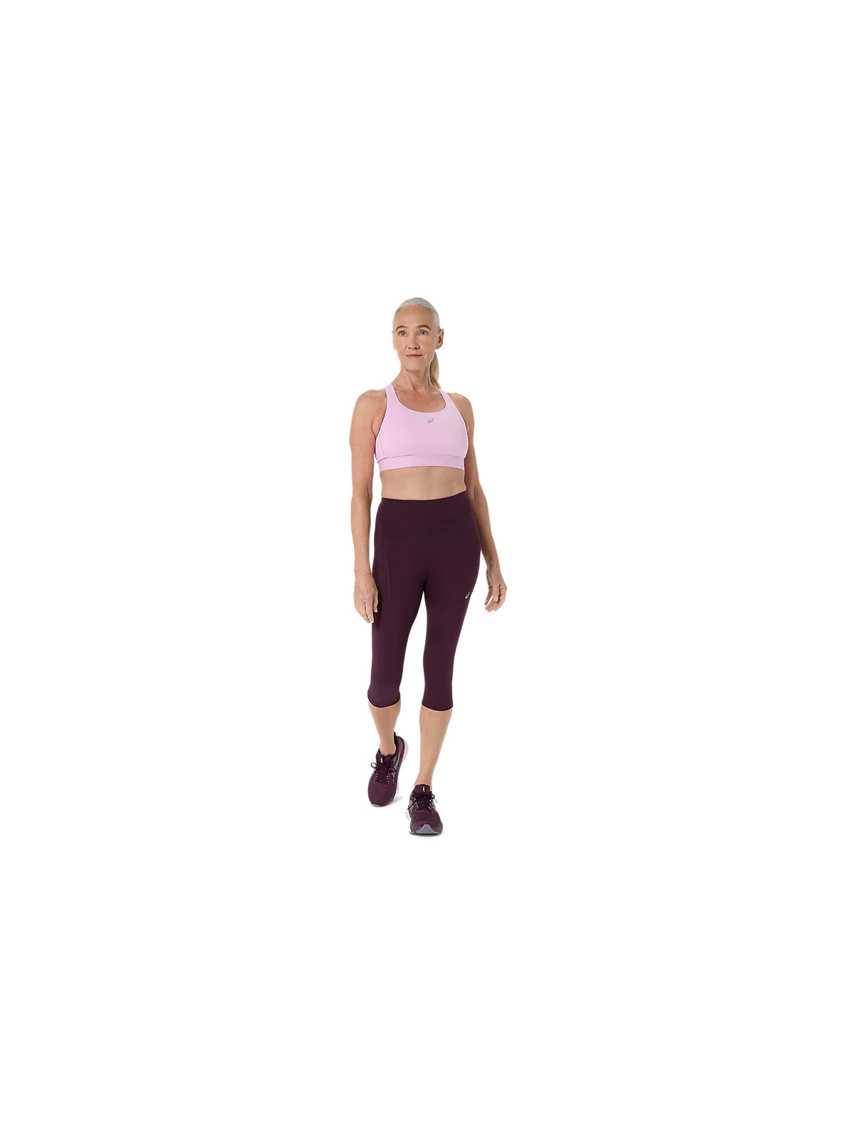 Brassière Asics Road Compression Bra Femme Hazy Lilac