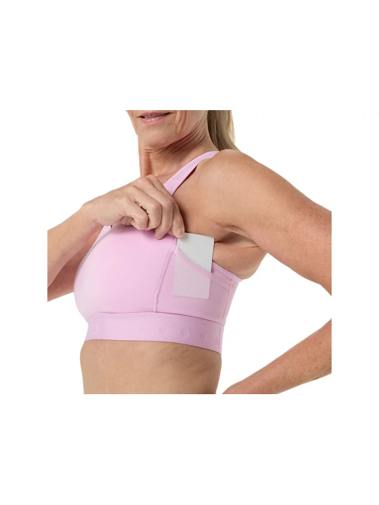 Brassière Asics Road Compression Bra Femme Hazy Lilac