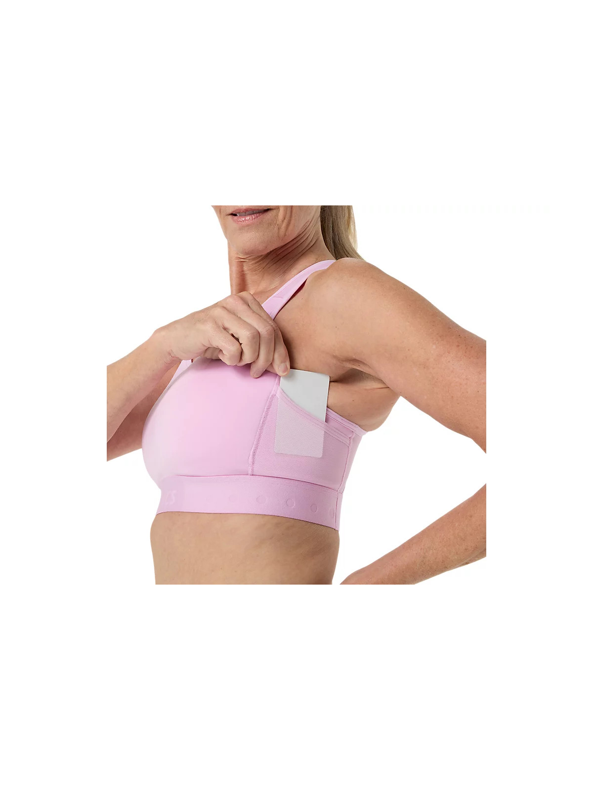 Brassière Asics Road Compression Bra Femme Hazy Lilac