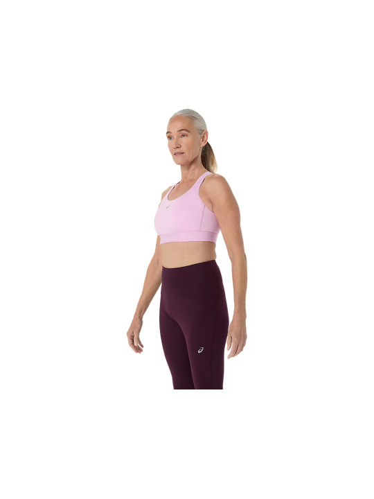 Brassière Asics Road Compression Bra Femme Hazy Lilac