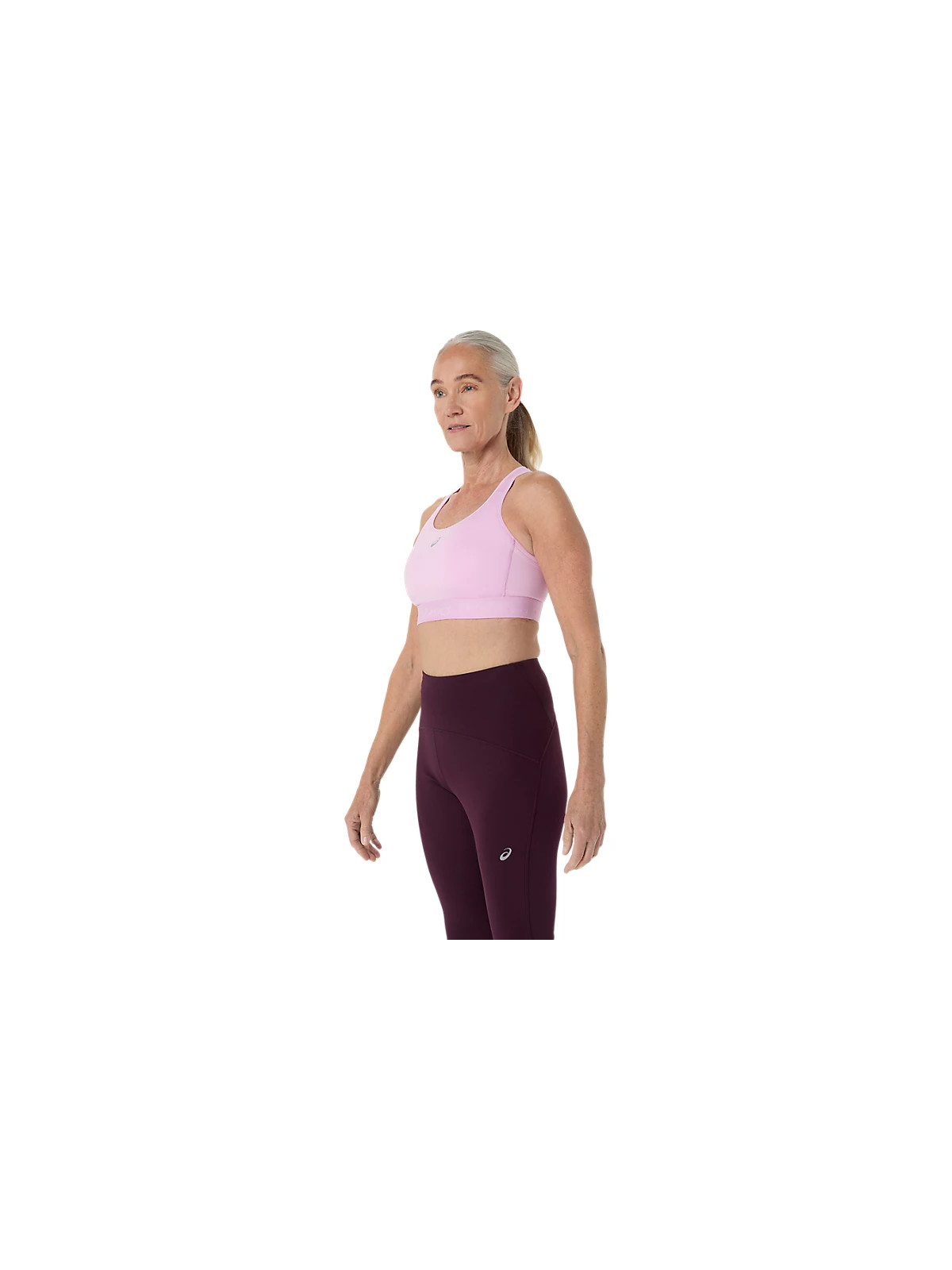 Brassière Asics Road Compression Bra Femme Hazy Lilac