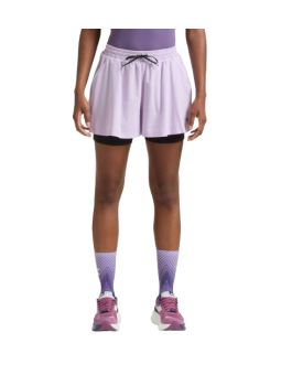 Short Diadora Shorts 2in1 Femme Violet Orchid