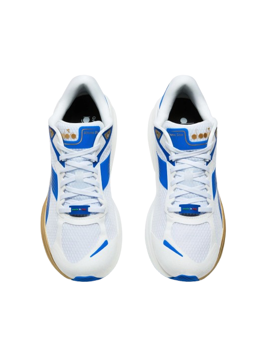 Diadora Atomo Star White Royal Blue Gold 101.181473-C0497