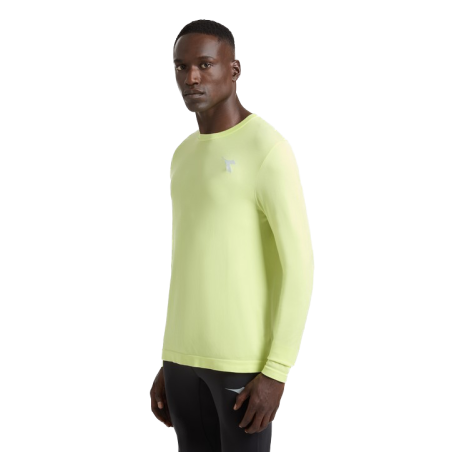 Diadora LS T-Shirt Stratouno Homme Wild Lime 102.183174-70316
