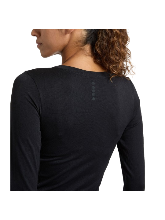 Diadora LS T-Shirt Stratouno Femme Black 102.183170-80013