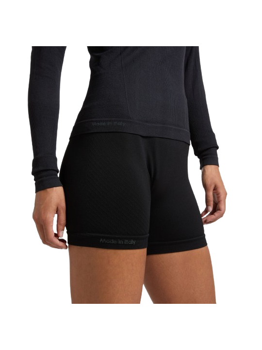 Diadora LS T-Shirt Stratouno Femme Black 102.183170-80013