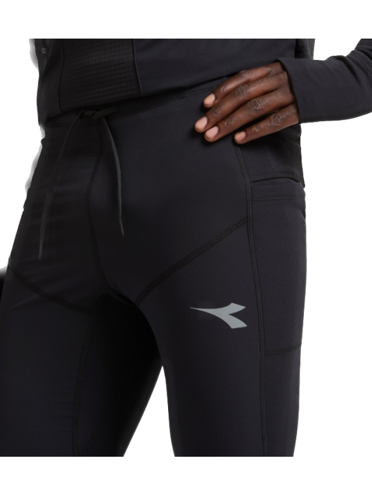 Collant Running Diadora Tights Winter Fibrazero Homme Black 102.183184-80013