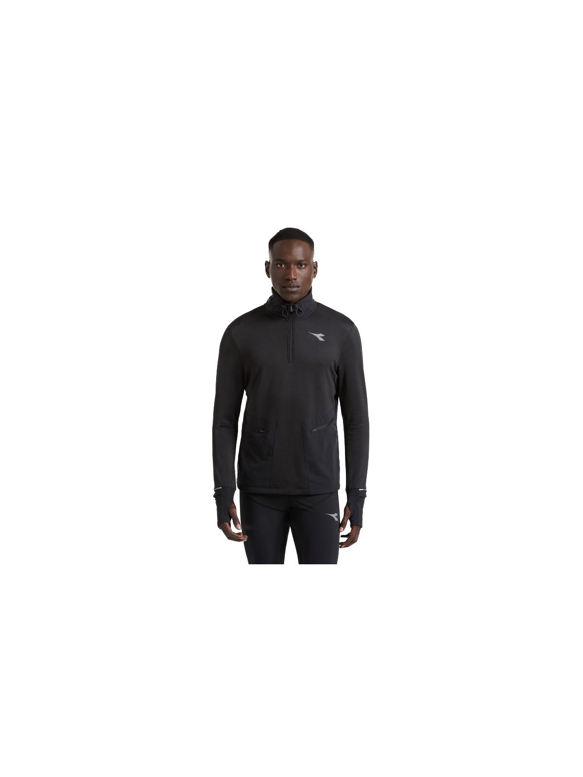 Polaire Running Diadora Warm Up Winter Fibrazero Homme Black 102.183182-80013