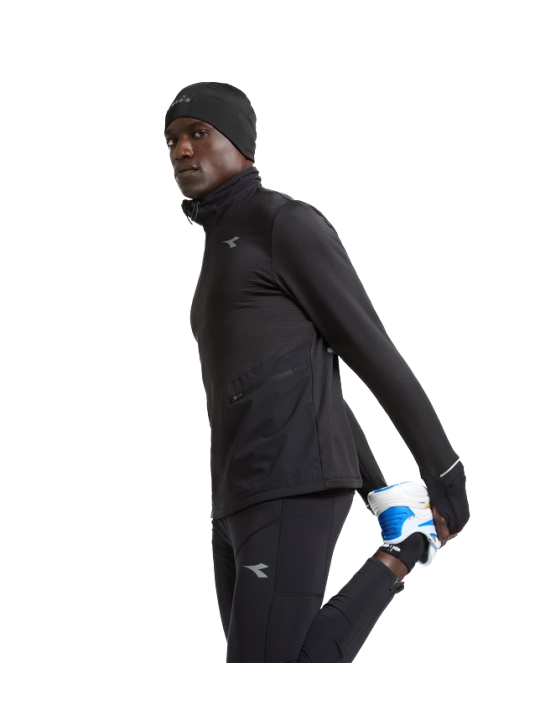 Polaire Running Diadora Warm Up Winter Fibrazero Homme Black 102.183182-80013