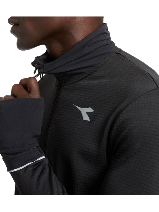 Polaire Running Diadora Warm Up Winter Fibrazero Homme Black 102.183182-80013
