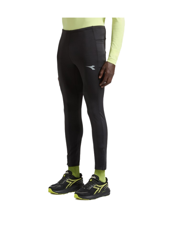 Collant Running Diadora Tights Run Crew Homme Black 102.183193-80013