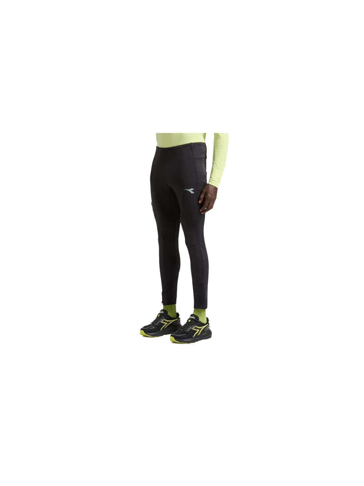 Collant Running Diadora Tights Run Crew Homme Black 102.183193-80013