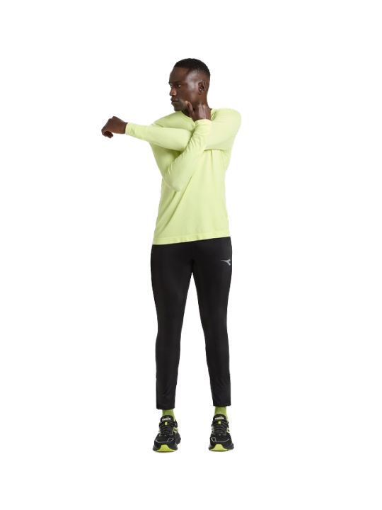 Collant Running Diadora Tights Run Crew Homme Black 102.183193-80013