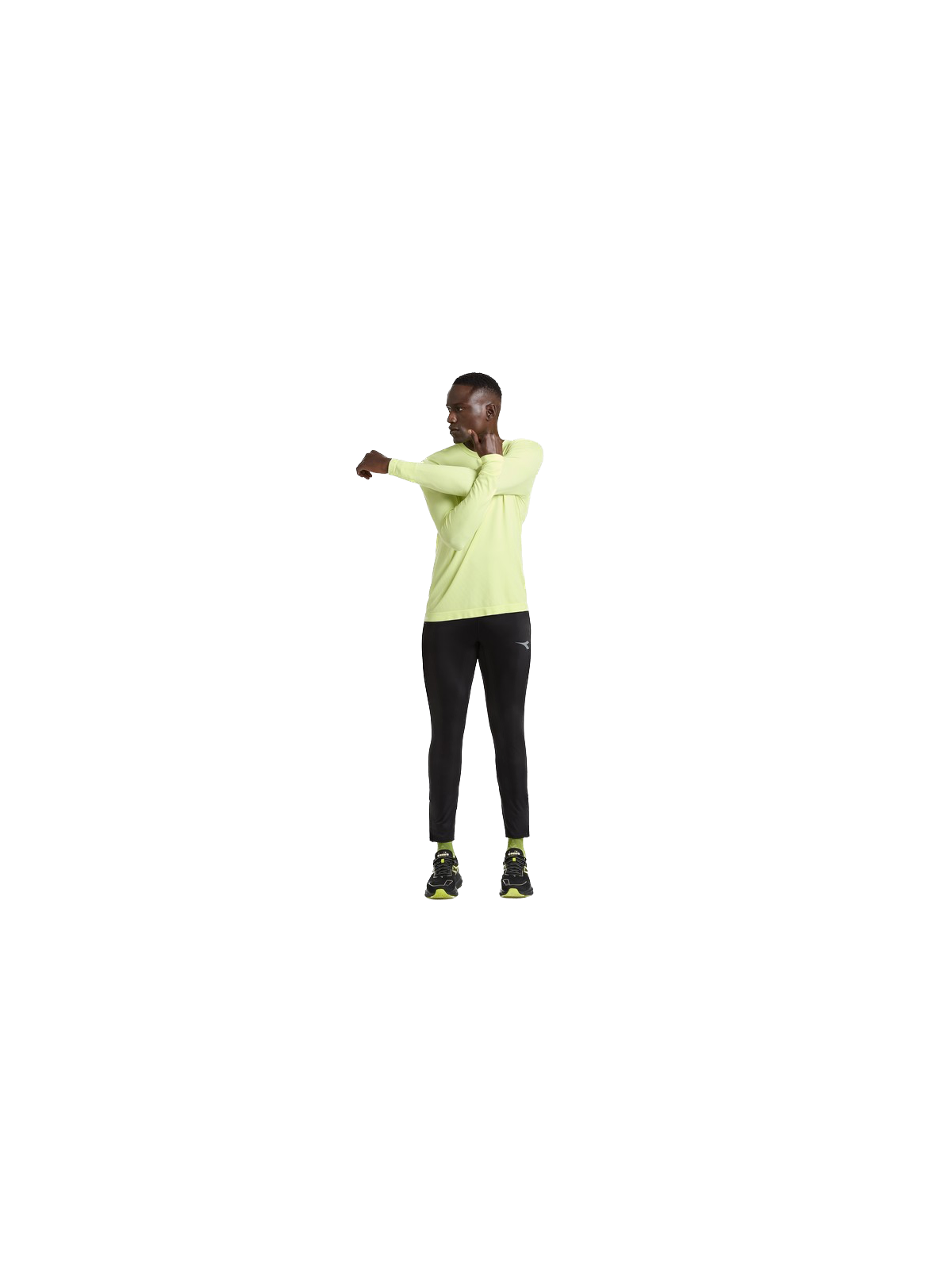 Collant Running Diadora Tights Run Crew Homme Black 102.183193-80013