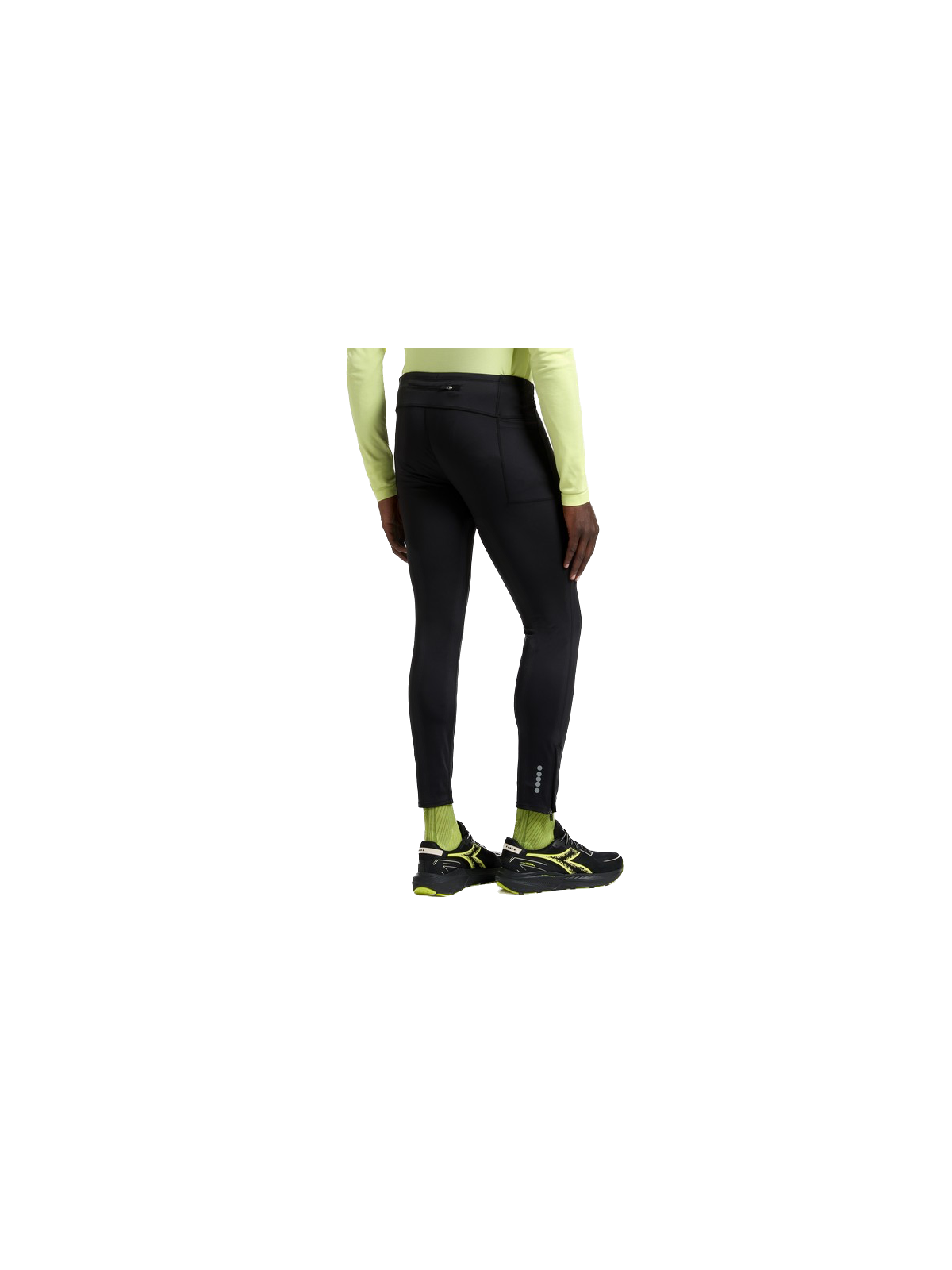 Collant Running Diadora Tights Run Crew Homme Black 102.183193-80013