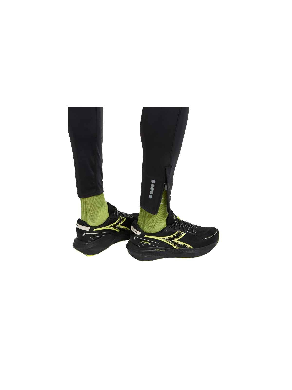 Collant Running Diadora Tights Run Crew Homme Black 102.183193-80013